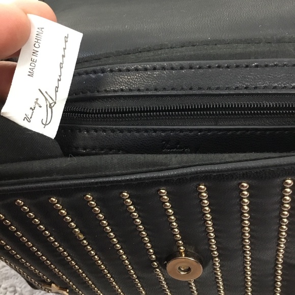 Vintage Havana “Olivia” Gold Star and Studs Hand Bag / Crossbody - Picture 11 of 12